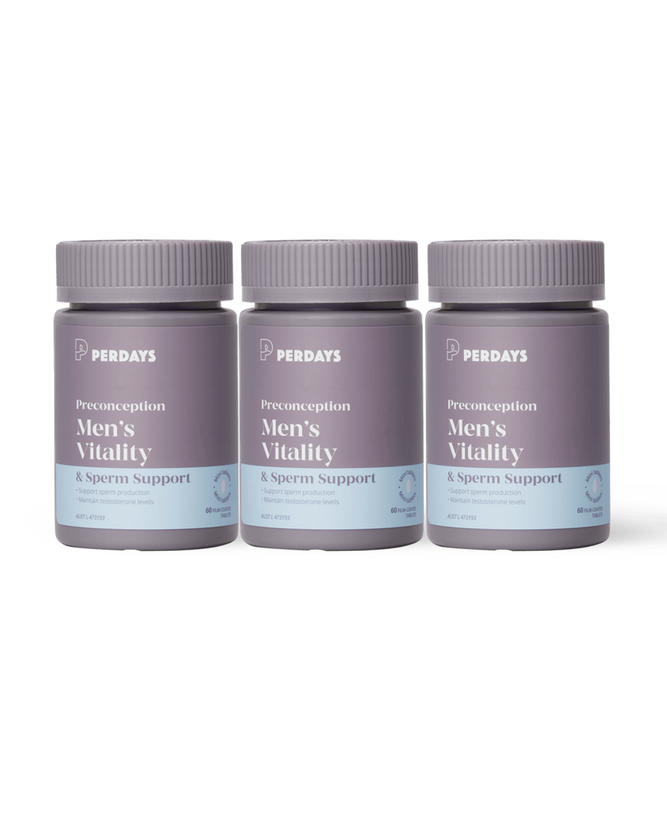 Preconception Men's Vitality & Sperm Support (x3)
